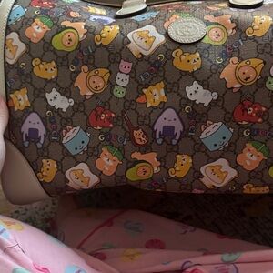 Gucci Multicolor Cartoon Pattern Bag